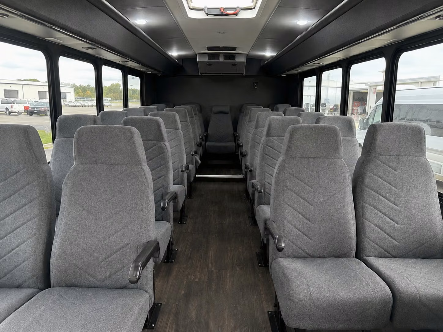 15 passenger minibus inside