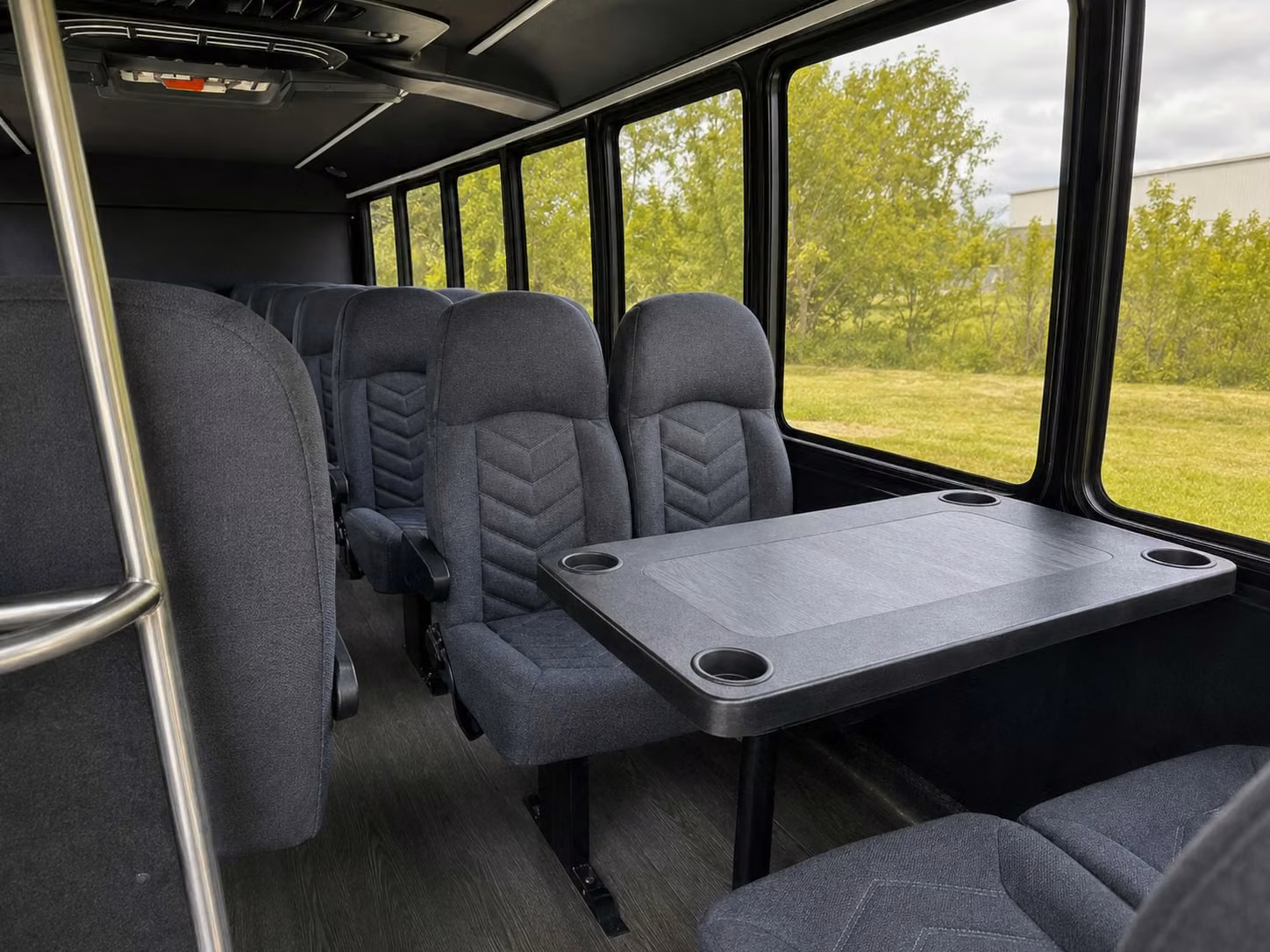 18 passenger minibus interior