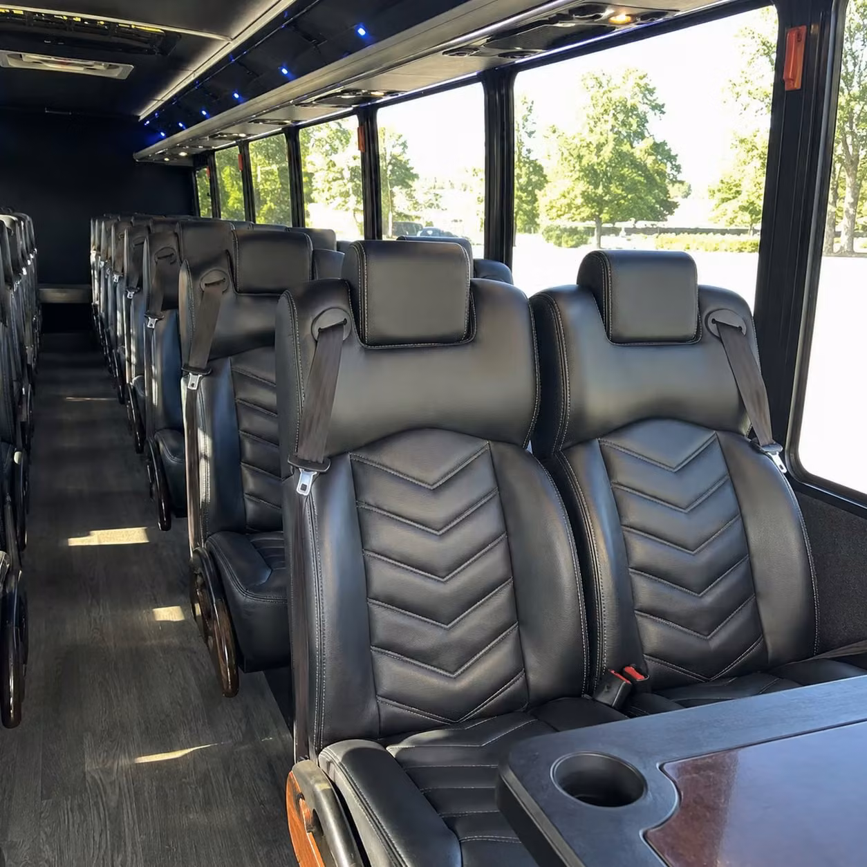 35 passenger minibus interior
