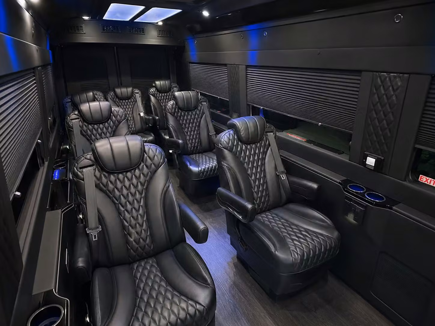 sprinter van with driver inside
