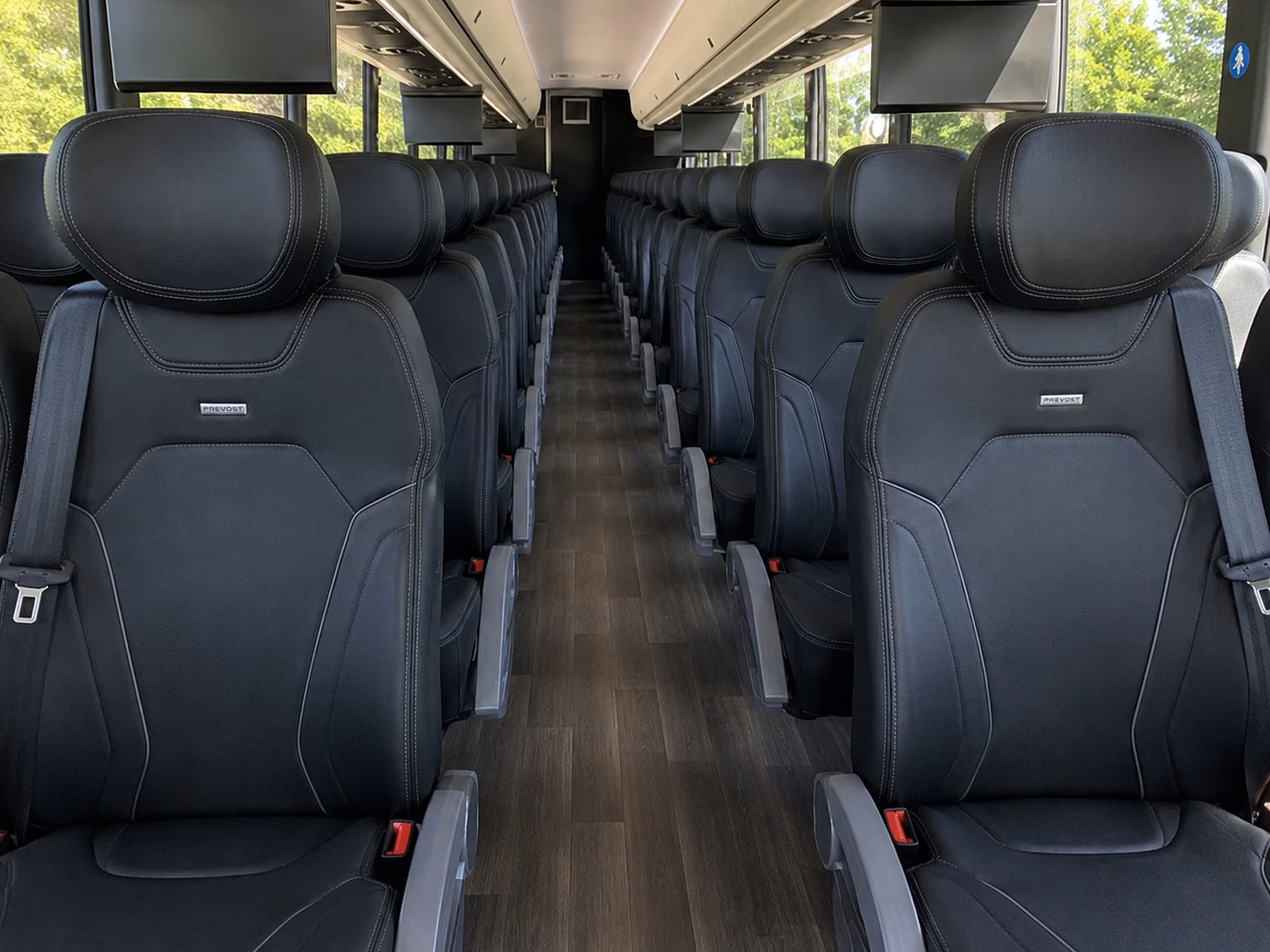 waipahu charter bus rental interior